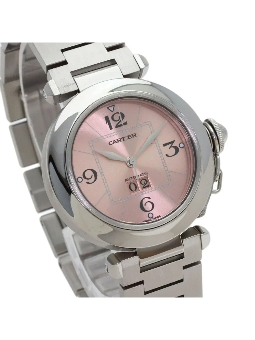 Cartier M7 Pasha C Big Date Watch SS